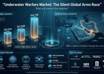 Underwater Warfare Market to Reach USD 54.76 Billion by 2035, Growing at 7.0% CAGR Driven by Rising Autonomous Underwater Vehicle Adoption