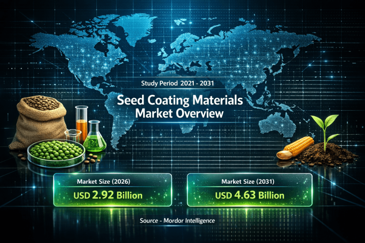 Seed Coating Materials Market Size to Reach USD 4.63 Billion by 2031: Driven by Hybrid Seeds, Sustainable Coatings, and Biological Innovations